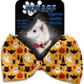 Mirage Pet Products Happy Halloween Pet Bow Tie Collar Accessory with Cloth Hook & Eye 1358-VBT